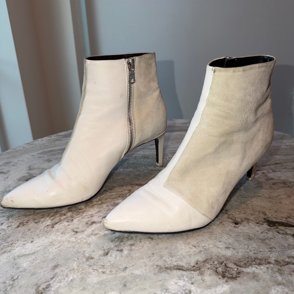 rag & bone Leather-Suede Ankle Boots